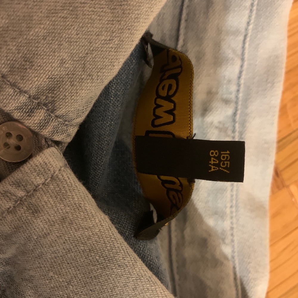 Drewhouse lightweight denim is shirt light indigo